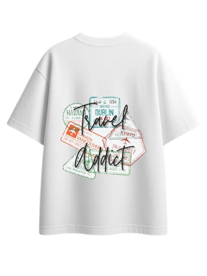 travel travellar t- shirt White Back 6