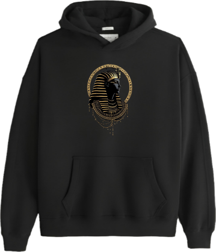 Egypt Over Size hoodie Black 6