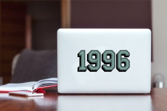 age Laptop Sticker 1996