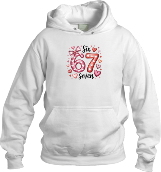 designs 67 Oversize Hoodie White 6