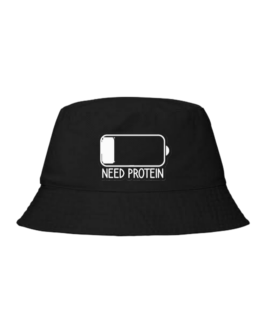 workout gym pilates Bucket hat Fishman hat cap Black 6