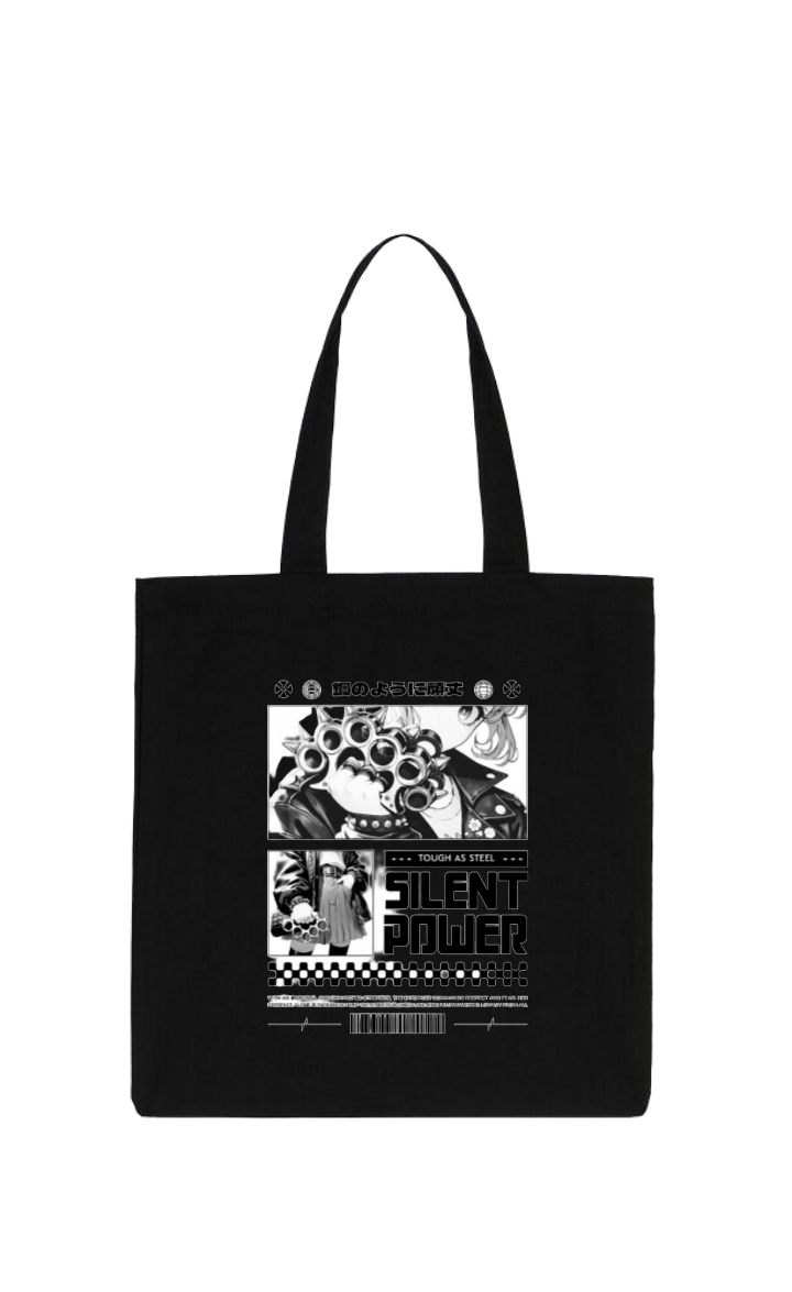 RANDOM ANIME GIRL tote bag Black 6