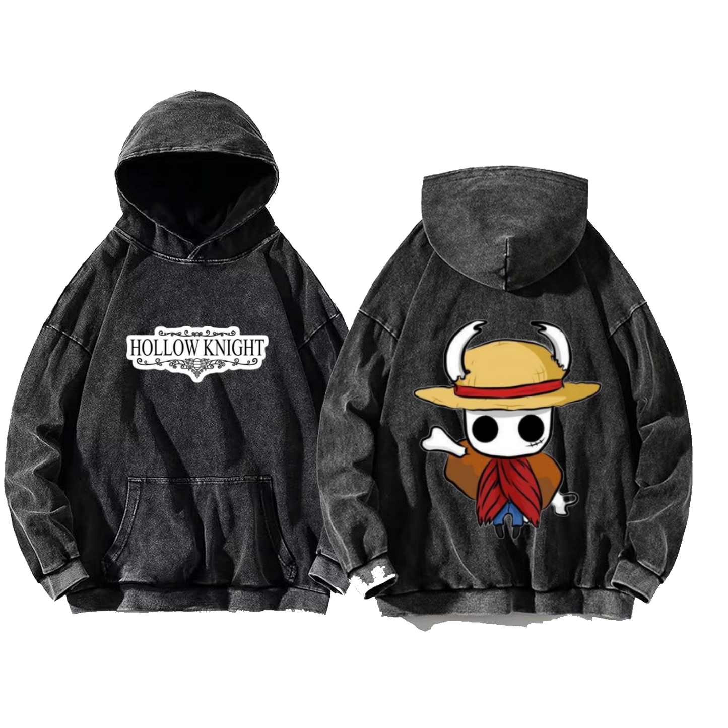 Hollow Knight One Size hoodie Washed Back 6