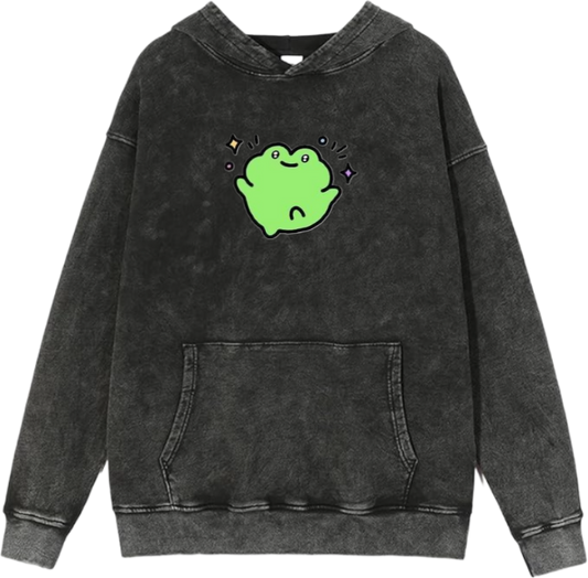 Frog Oversize Hoodie Washed 6