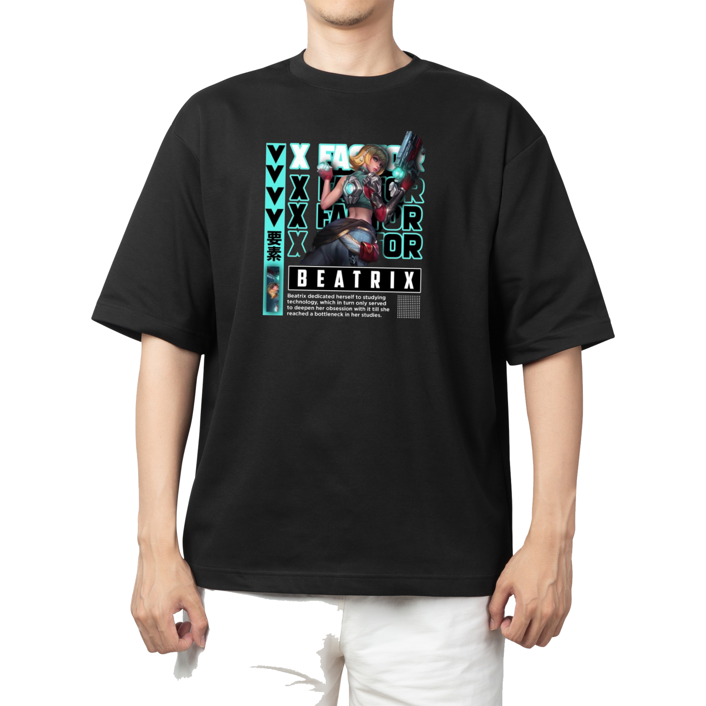 Mobile Legends Bang Bang t- shirt One Size Black 6