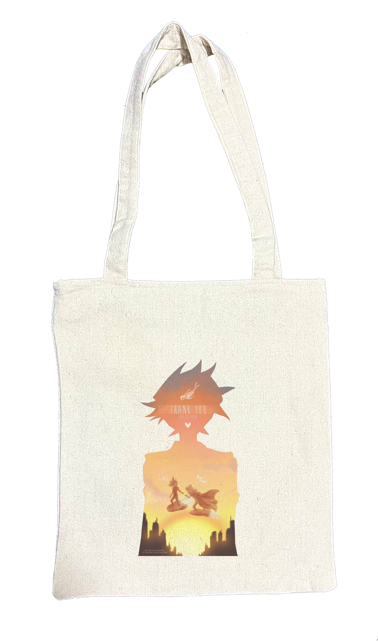 genshin impact Zhongli tote bag beige 5