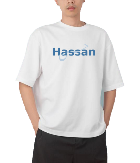 names t- shirt One Size White Hassan 6