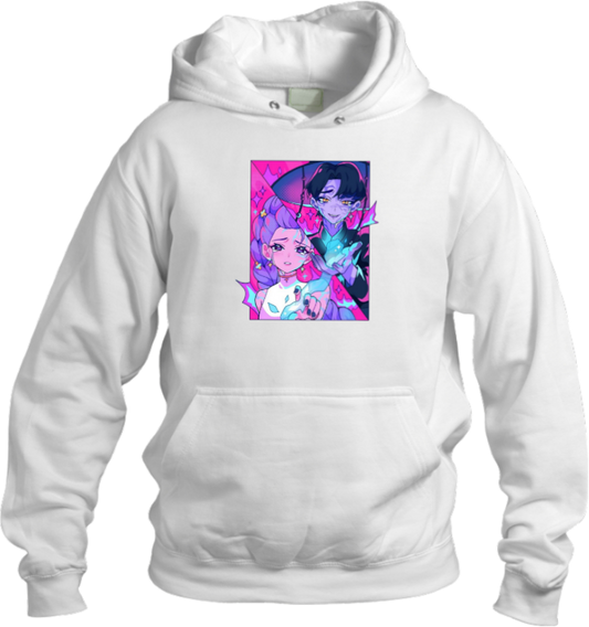 Hunterix kpop Oversize  Hoodie White 6