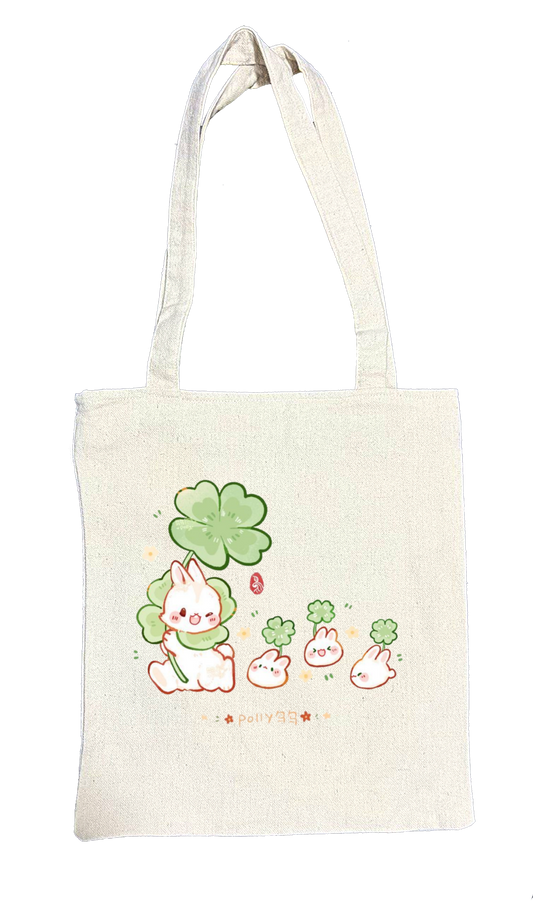 bunny tote bag White 6