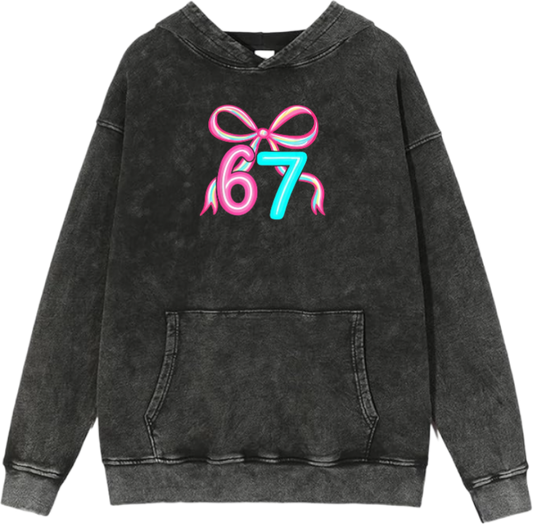 67 designs Oversize Hoodie Washed 6
