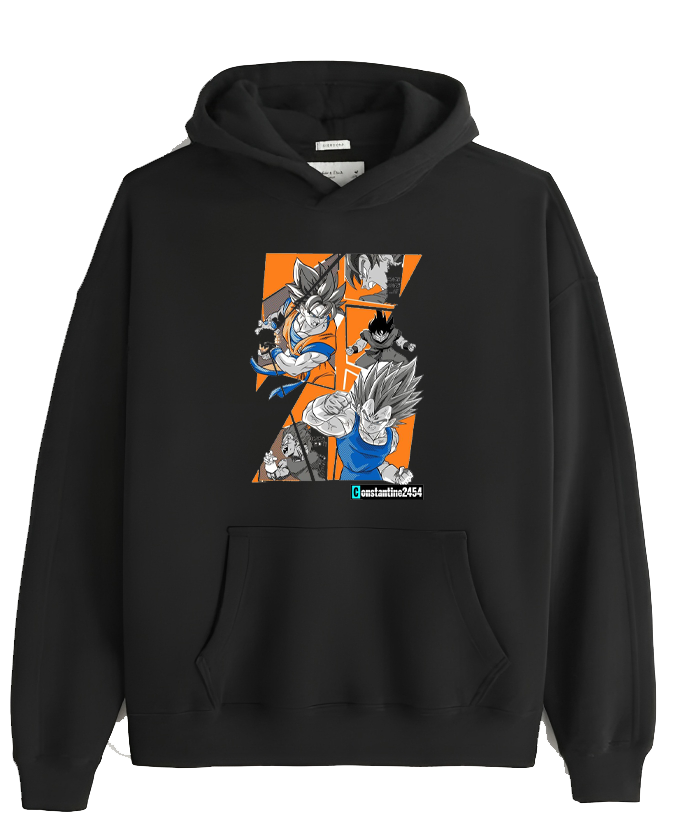 Dragon Ball One Size hoodie Black 6