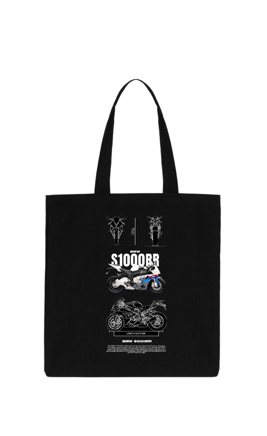MOTOR CYCLE tote bag Black 6