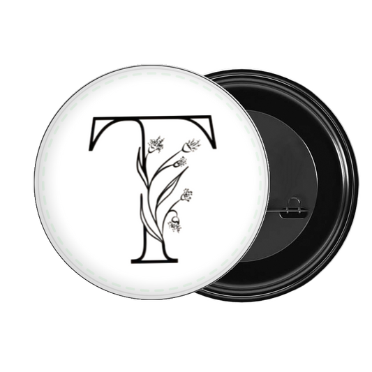 vector letter brooch T 6