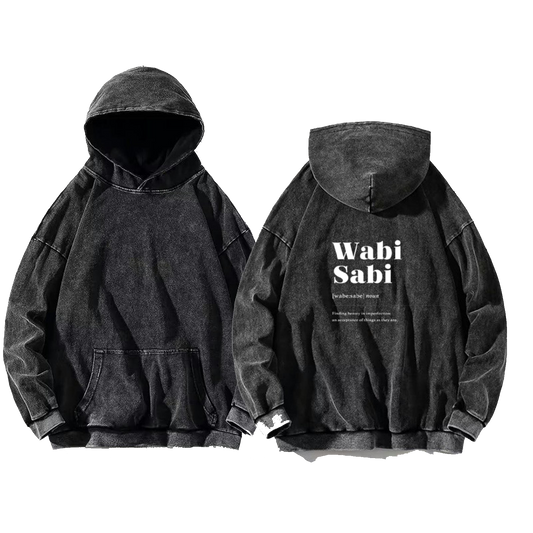 Fact Labels oversize hoodie Washed back 106