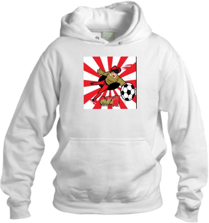 Captain Tsubasa Over Size hoodie White 6