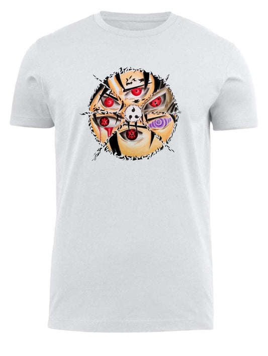 Naruto Shippuden t- shirt fat White 6