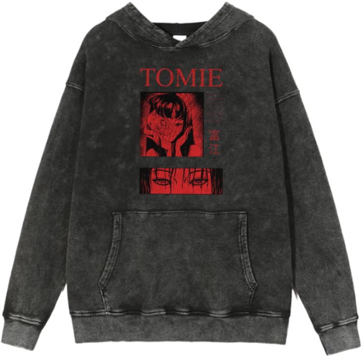 Tomie Kawakami Over Size hoodie Washed 6