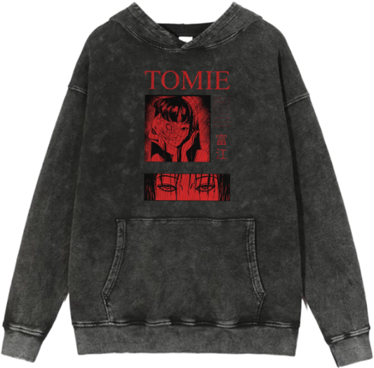 Tomie Kawakami Over Size hoodie Washed 6