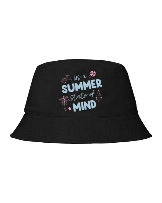 Summer Vibes Bucket hat Fishman hat cap Black 6