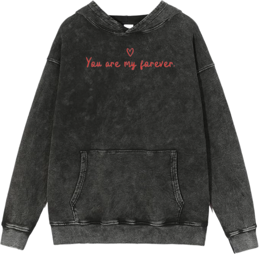 VaIentine coupIe Oversize  Hoodie Washed gray 6
