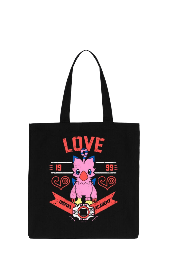 Digimon Adventure tote bag Black 6
