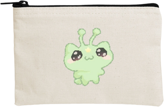 aliens wallet pencil case Beige 6