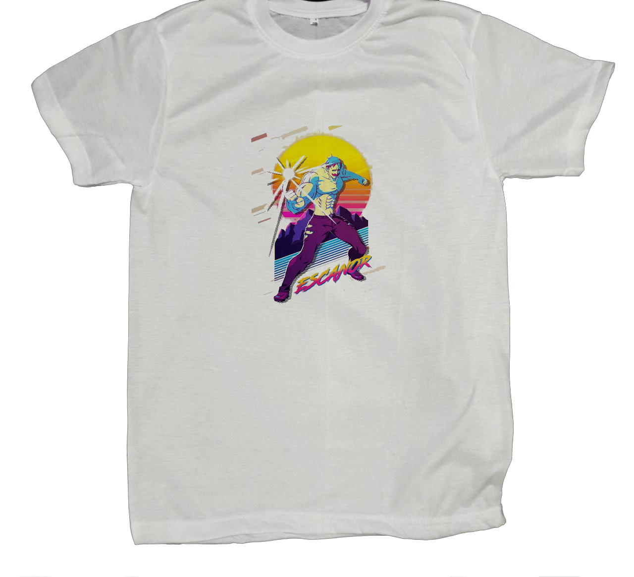 Anime Nanatsu no taizai seven deadly sins One Size t- shirt White 6
