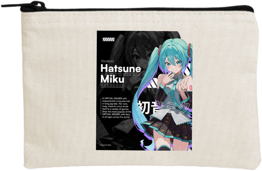 Hatsune Miku wallet pencil case Beige 6