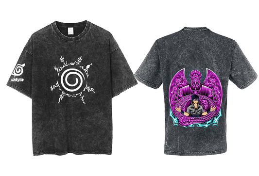 Naruto Shippuden t- shirt One Size Washed Back 6
