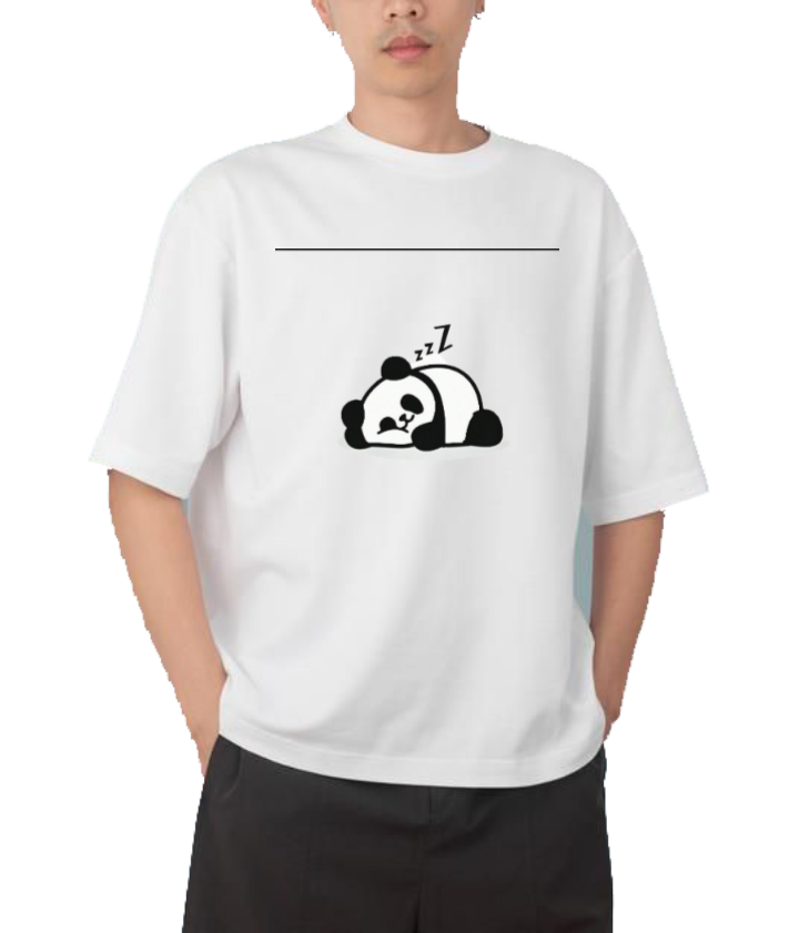 PANDA Oversize Hoodie White 6