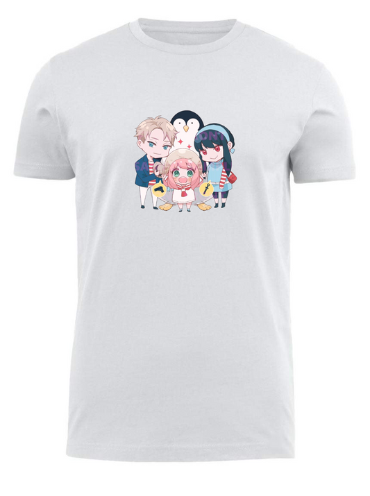 Spy × Family t- shirt fat White 6
