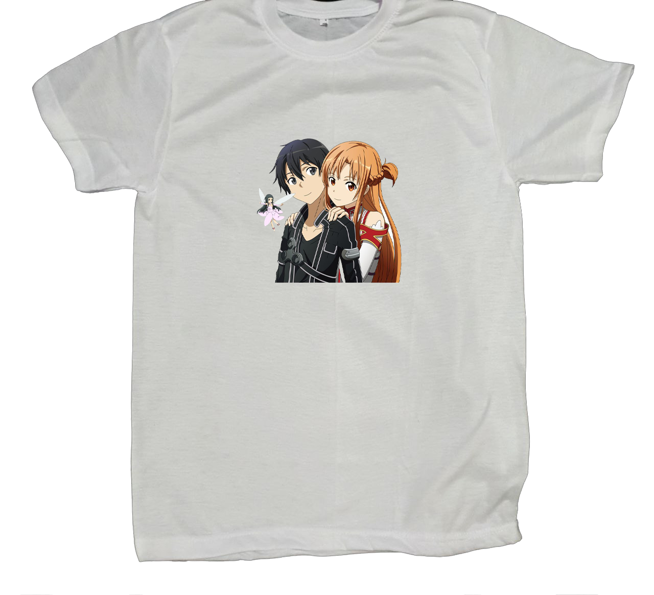 Sword Art Online t- shirt fat White 6