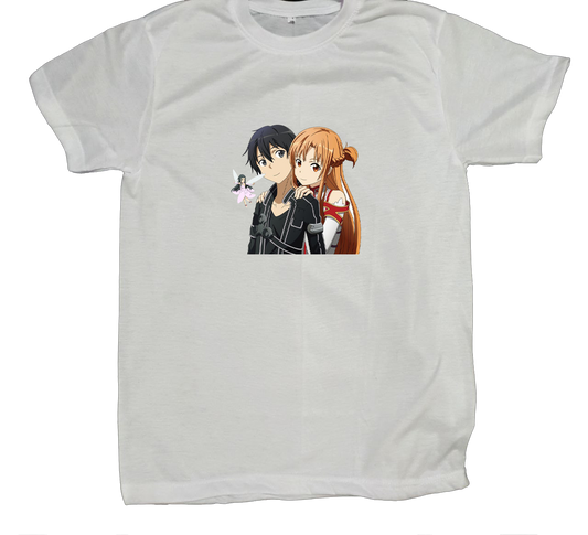 Sword Art Online t- shirt fat White 6