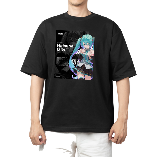 Hatsune Miku t- shirt One Size Black 6