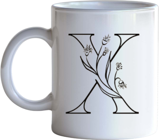 vector letter Mug X 6