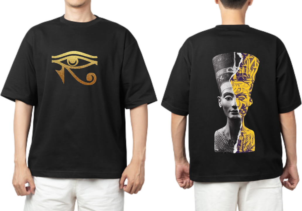 Egypt t- shirt One Size Black Back 6