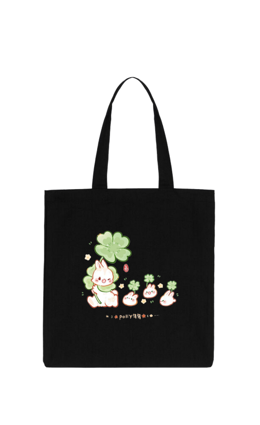 bunny tote bag White 6