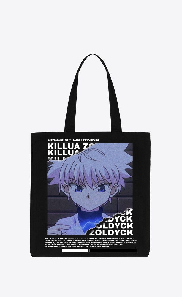 Hunter × Hunter tote bag Black 6