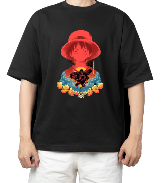 one piece t- shirt One Size Black 6