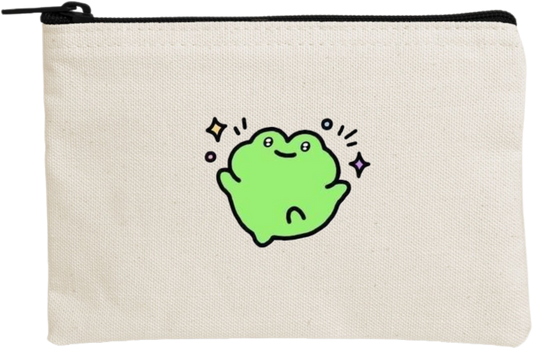 Frog wallet pencil case Beige 6