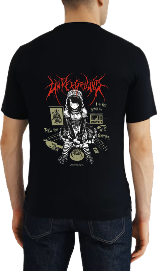 Goth  t- shirt  Black Back 6