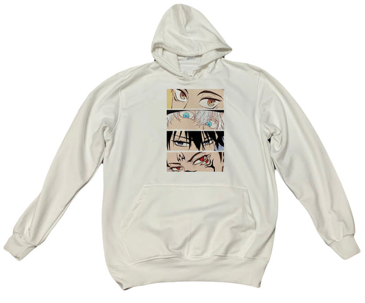 jujutsu kaisen GOJO Oversize  Hoodie White 9