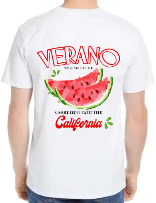 VERANO t- shirt One Size White back 70