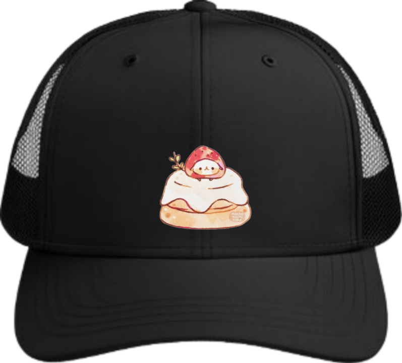 bunny Baseball cap Black 70