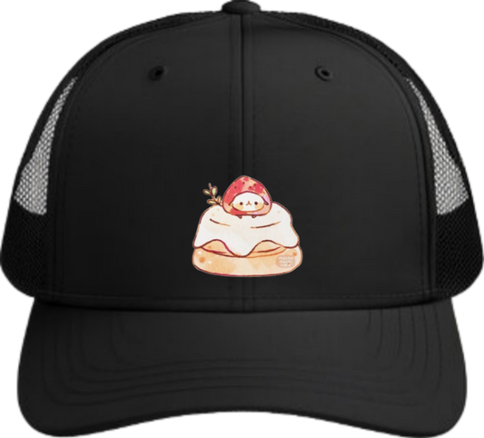 bunny Baseball cap Black 70