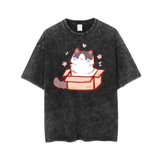 cat One Size t- shirt  Washed 70