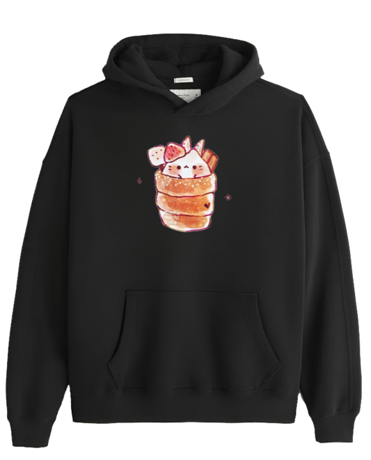 bunny Oversize Hoodie Black 70