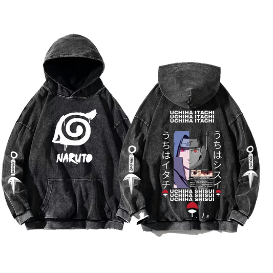 Naruto Shippuden One Size hoodie Washed Back 70