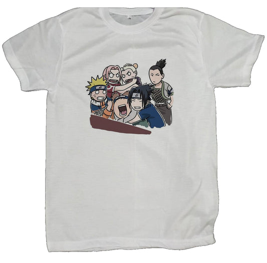 Naruto Shippuden t- shirt fat White 70