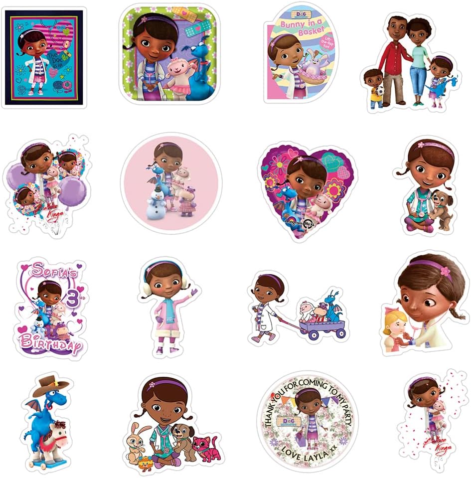 50Pcs Cute Cartoon Stickers Pack | Vinyl Waterproof Stickers for Water Bottle,Skateboard,Laptop,Phone,Car Decals Gift for Kids Teens Girls Adults for Party Favors Supplies…
